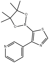 4-(3-Pyridyl)thiazole-5-boronic acid pinacol ester Struktur