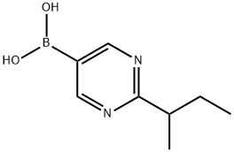 (2-(sec-butyl)pyrimidin-5-yl)boronic acid Struktur