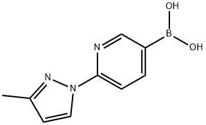2-(3-Methyl-1H-pyrazol-1-yl)pyridine-5-boronic acid Struktur