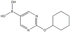 2-(Cyclohexyloxy)pyrimidine-5-boronic acid Struktur