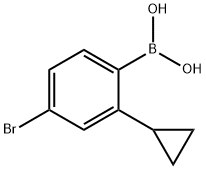 (4-bromo-2-cyclopropylphenyl)boronic acid|