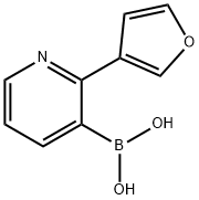2-(3-Furyl)pyridine-3-boronic acid Struktur