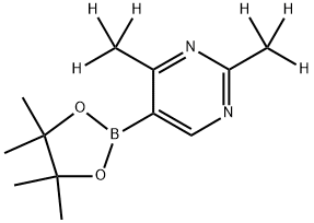 2,4-bis(methyl-d3)-5-(4,4,5,5-tetramethyl-1,3,2-dioxaborolan-2-yl)pyrimidine|