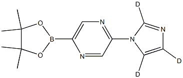2-(1H-imidazol-1-yl-d3)-5-(4,4,5,5-tetramethyl-1,3,2-dioxaborolan-2-yl)pyrazine|