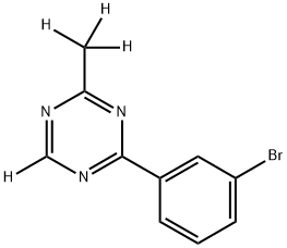 2-(3-bromophenyl)-4-(methyl-d3)-1,3,5-triazine-6-d Structure