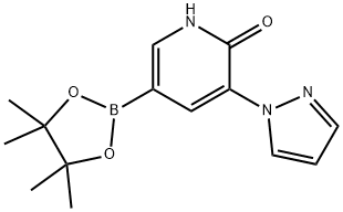 3-(1H-pyrazol-1-yl)-5-(4,4,5,5-tetramethyl-1,3,2-dioxaborolan-2-yl)pyridin-2(1H)-one|