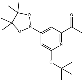 1-(6-(tert-butoxy)-4-(4,4,5,5-tetramethyl-1,3,2-dioxaborolan-2-yl)pyridin-2-yl)ethan-1-one|