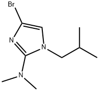 4-bromo-1-isobutyl-N,N-dimethyl-1H-imidazol-2-amine|