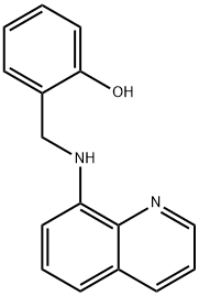 2-[(quinolin-8-ylamino)methyl]phenol Struktur