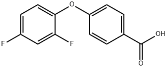 4-(2,4-difluorophenoxy)benzoic acid Structure