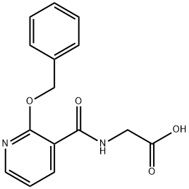 N-(2-Benzyloxynicotinoyl)glycine, 76980-26-2, 结构式
