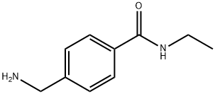 4-(aminomethyl)-N-ethylbenzamide Struktur
