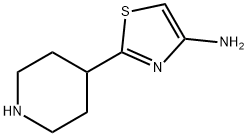 4-Amino-2-(piperidin-4-yl)thiazole Struktur
