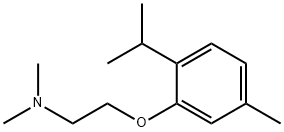 Ethanamine, N,N-dimethyl-2-[5-methyl-2-(1-methylethyl)phenoxy]- Struktur