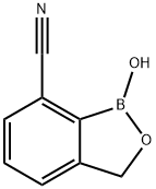 1-Hydroxy-1,3-dihydro-2,1-benzoxaborole-7-carbonitrile Structure