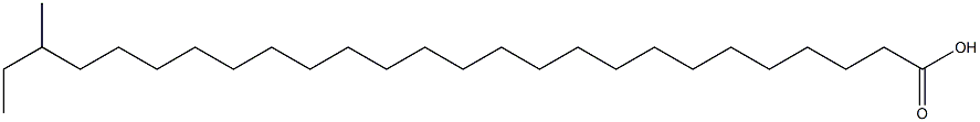 24-メチルヘキサコサノン酸 化学構造式