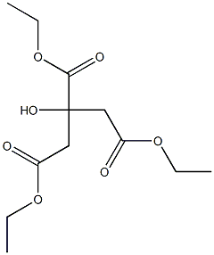 Triethyl citrate Struktur