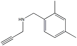 [(2,4-dimethylphenyl)methyl](prop-2-yn-1-yl)amine Struktur