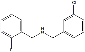 [1-(3-chlorophenyl)ethyl][1-(2-fluorophenyl)ethyl]amine