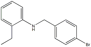 N-[(4-bromophenyl)methyl]-2-ethylaniline Structure