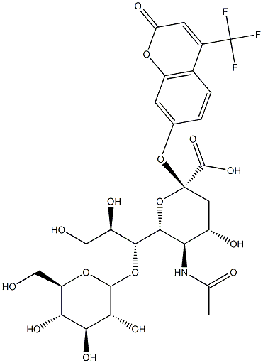 4-trifluoromethylumbelliferyl-N-acetylneuraminic acid glycoside