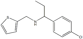 [1-(4-chlorophenyl)propyl](thiophen-2-ylmethyl)amine