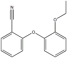 2-(2-ethoxyphenoxy)benzonitrile Struktur