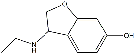 3-(ethylamino)-2,3-dihydro-1-benzofuran-6-ol Structure