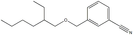 3-{[(2-ethylhexyl)oxy]methyl}benzonitrile Struktur
