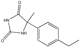 5-(4-ethylphenyl)-5-methylimidazolidine-2,4-dione Struktur