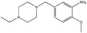 5-[(4-ethylpiperazin-1-yl)methyl]-2-methoxyaniline Struktur