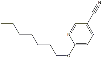 6-(heptyloxy)pyridine-3-carbonitrile Struktur