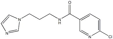 6-chloro-N-[3-(1H-imidazol-1-yl)propyl]pyridine-3-carboxamide
