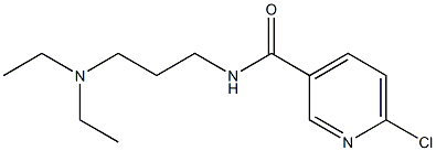 6-chloro-N-[3-(diethylamino)propyl]pyridine-3-carboxamide