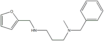 benzyl({3-[(furan-2-ylmethyl)amino]propyl})methylamine Structure