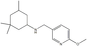 N-[(6-methoxypyridin-3-yl)methyl]-3,3,5-trimethylcyclohexan-1-amine Structure