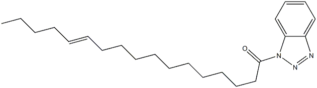 1-(12-Heptadecenoyl)-1H-benzotriazole Struktur