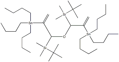 (tert-Butyldimethylsilyl)[2-(tributylstannyl)allyl] ether Struktur