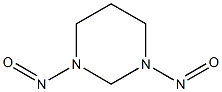 1,3-Dinitrosohexahydropyrimidine Structure