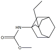 (3-Ethyladamantan-1-yl)carbamic acid methyl ester Struktur