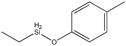 Ethyl(4-methylphenoxy)silane Struktur