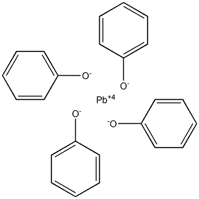 Lead(IV)tetraphenolate Struktur
