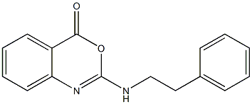 2-(Phenethylamino)-4H-3,1-benzoxazin-4-one Structure