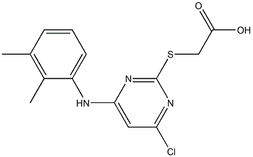 [[4-Chloro-6-[(2,3-dimethylphenyl)amino]-2-pyrimidinyl]thio]acetic acid