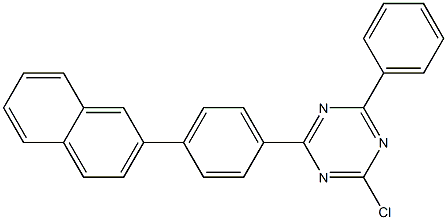 2-chloro-4-(4-(naphthalen-2-yl)phenyl)-6-phenyl-1,3,5-triazine