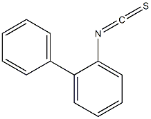 isothiocyanic acid p-biphenylyl ester Struktur