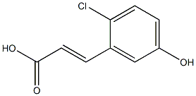 2-CHLORO-5-HYDROXYCINNAMIC ACID