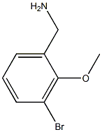 3-BROMO-2-METHOXYBENZYLAMINE Structure