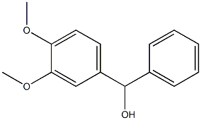 3,4-DIMETHOXYBENZHYDROL 97% Struktur