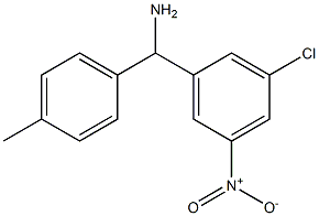 (3-chloro-5-nitrophenyl)(4-methylphenyl)methanamine